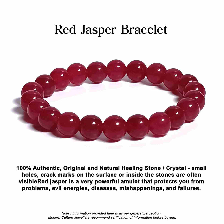 Red Jasper Bracelet 8mm Beads Grade A Stone For Men And Women, Natural  Crystal For Reiki
